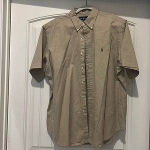 Polo By Ralph Lauren Cream MEN’s Button Up Shirt
